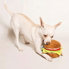HUXLEY & KENT Dog Power Plush Hamburger L