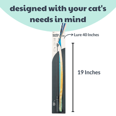 HUXLEY & KENT Cat Wand Dance & Lure Aqua
