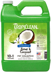 TROPICLEAN DeShedding Lime & Coconut Shampoo - Gallon