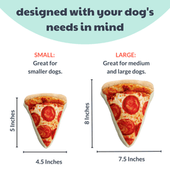 HUXLEY & KENT Dog Power Plush Pup-eroni Pizza S