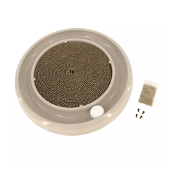 لعبة القطط COASTAL Turbo Scratcher® Eco باللون الرمادي مقاس 14 بوصة