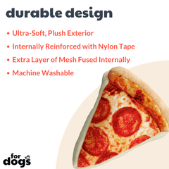 HUXLEY & KENT Dog Power Plush Pup-eroni Pizza L