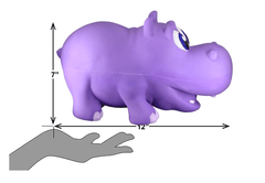 PETSPORT NaturFlex Hippo Jumbo 12"