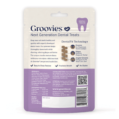 GROOVIES Cat Dental Chicken Treats 1.76oz