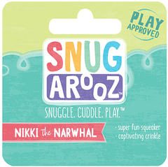 *SNUGAROOZ Nikki The Narwhal 13"