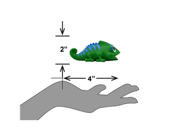 PETSPORT NaturFlex Chameleon Tiny Tots 4.5"