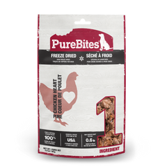 PURE BITES Freeze Dried Chicken Heart 3oz