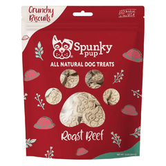 SPUNKY PUP Biscuits - Roast Beef 10oz EXP 01/26