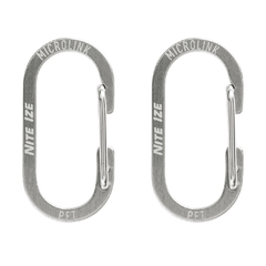 NITE IZE MicroLink Pet Tag Carabiner 2pk