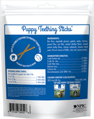N-BONE Puppy Teething Sticks Peanut Butter 17ct