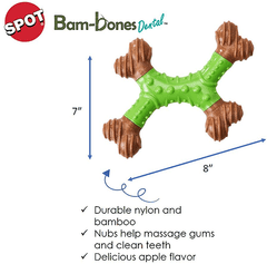 ETHICAL/SPOT Bam-Bone Dental X-Bone 8" Apple