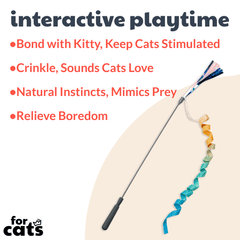 HUXLEY & KENT Cat Wand Dance & Lure Aqua