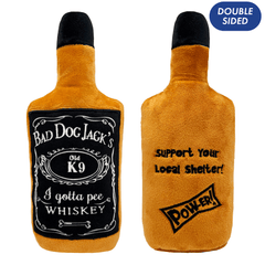 HUXLEY & KENT Dog Power Plush Bad Dog Jack's Whiskey L
