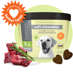 TREATIBLES Hemp Oil Soft Chews for Dogs 60ct