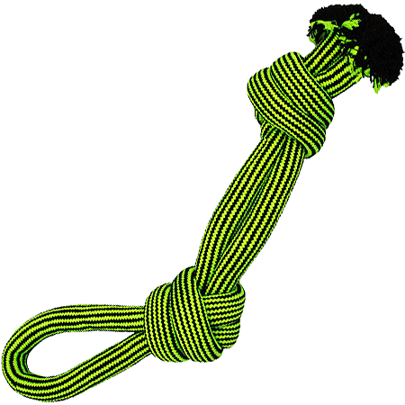 لعبة JOLLYPET Knot-n-Chew Loop Knot L/XL