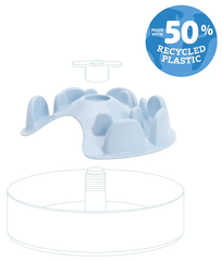 *PetDreamHouse SPIN Slow Feeder Insert UFO Maze Baby Blue