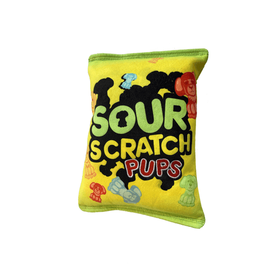 لعبة HUXLEY & KENT Dog Power Plush Sour Scratch S