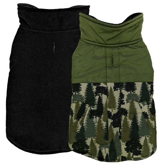 *FASHION PET Woodland Walkies Forest Jacket Small