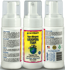 EARTHBATH Waterless Grooming Foam for Cats Hypo-Allergenic 4oz