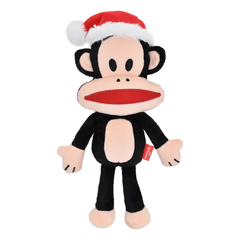 MULTIPET Holiday Paul Frank Julius مع قبعة سانتا 12 بوصة