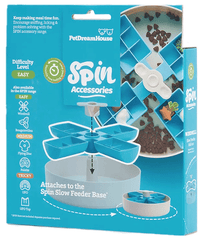 *PetDreamHouse SPIN Slow Feeder Insert Windmill Blue