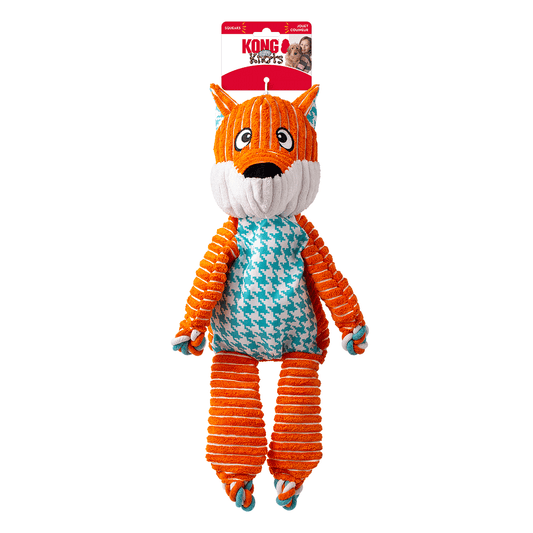 لعبة KONG Floppy Knots Fox Jumbo XL