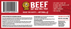 HAPPY HOWIE'S Meat Roll Treat Beef 12oz