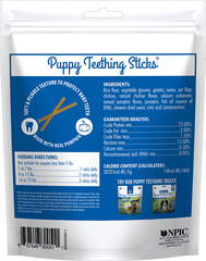 N-BONE Puppy Teething Sticks Pumpkin 17ct