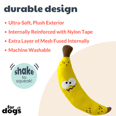 HUXLEY & KENT Dog Fetchies Bruiser Banana L
