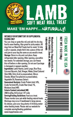 HAPPY HOWIE'S Meat Roll Treat Lamb 7oz