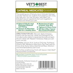 VETS BEST Oatmeal Medicated Shampoo 16oz