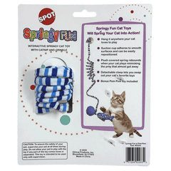 ETHICAL/SPOT Cat Springy Fun Toy & Pom Pom