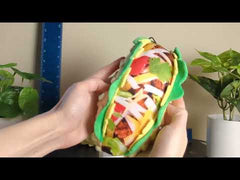 HUXLEY & KENT Dog Power Plush Taco Tuesday L