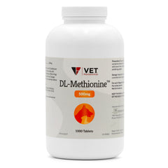DL Methionine Tablets, 500mg, 1000ct