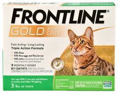 Frontline Gold, 3 pack, Cat
