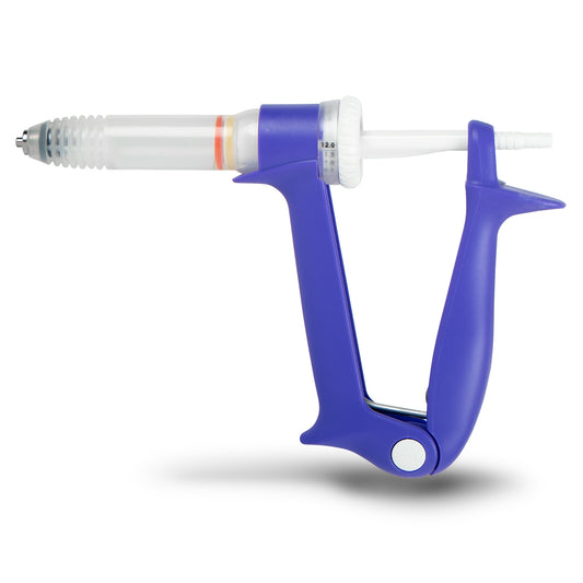 12 ml Injector Gun w/ Draw Off Caps