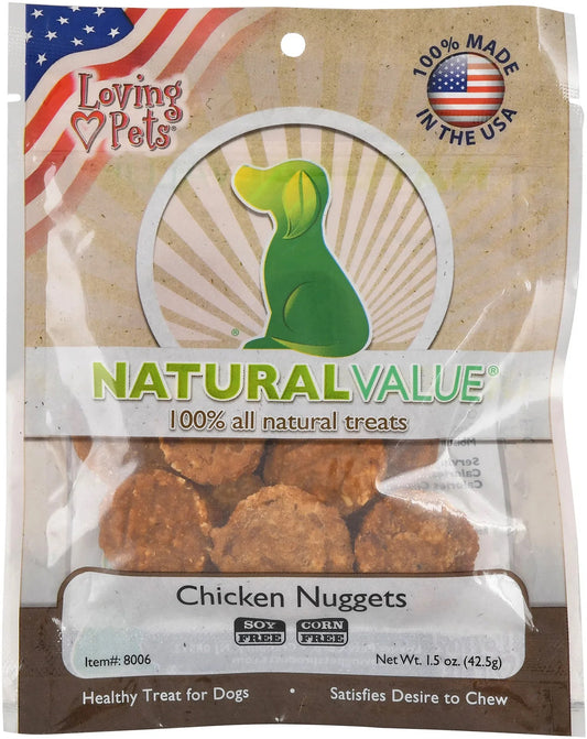NaturalValue 100% Natural Treats Flavor: Chicken Nuggets