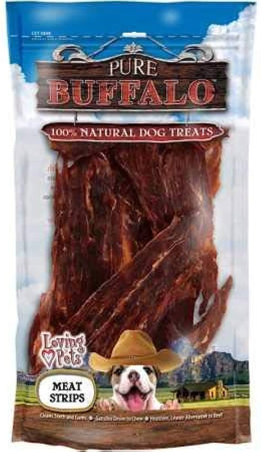 3.5 oz. Pure Buffalo Jerky Meat Strips