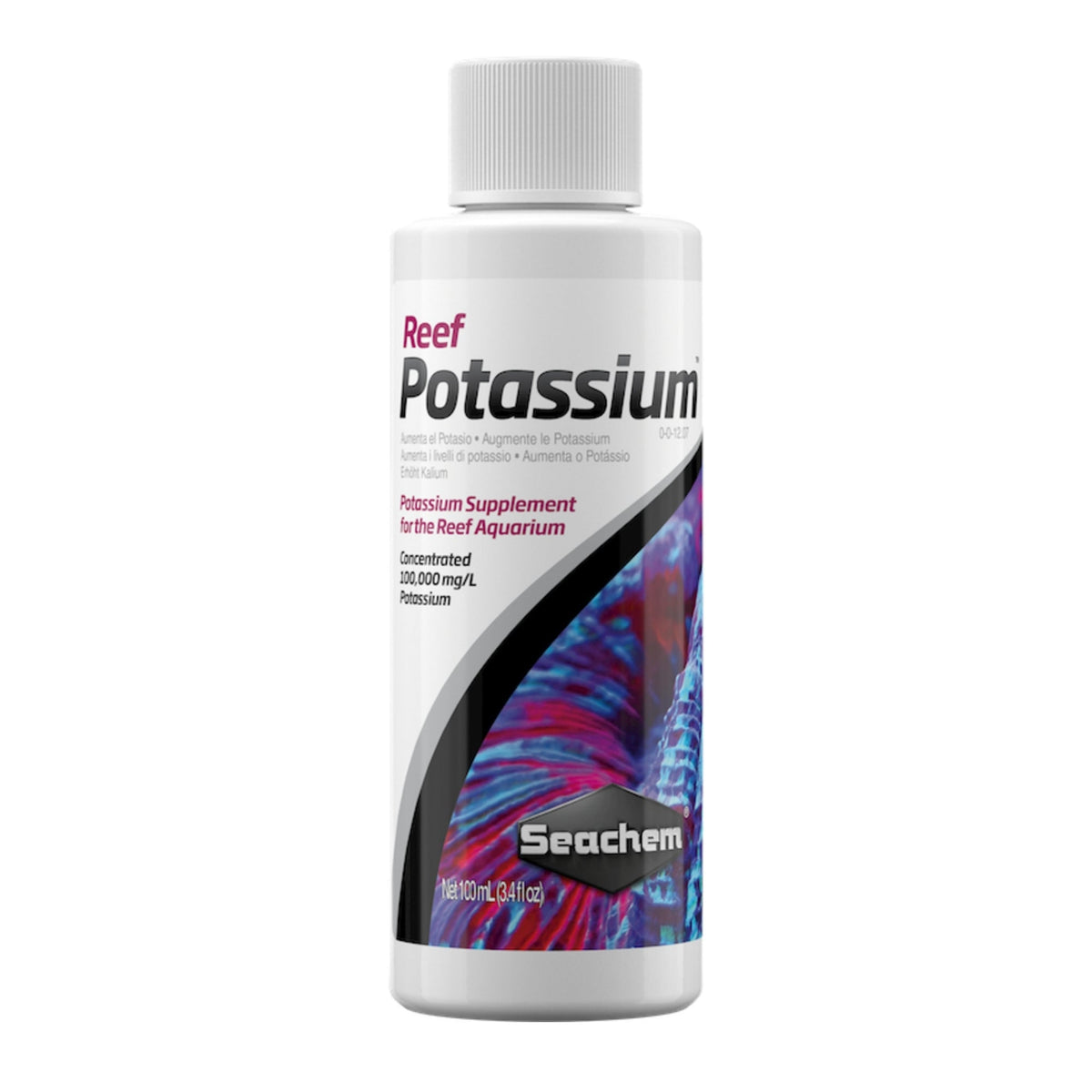 Seachem Laboratories Reef Potassium Supplement 1ea/100Ml|3.4 oz
