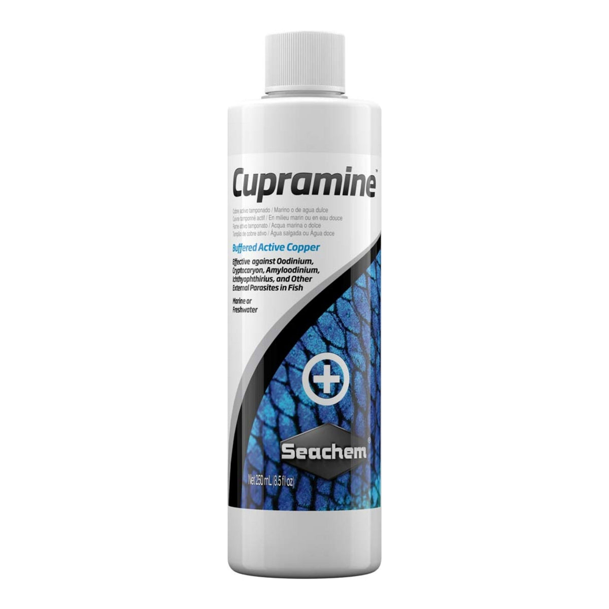 Seachem Laboratories Cupramine Copper Treatment 1ea/8.5 fl oz