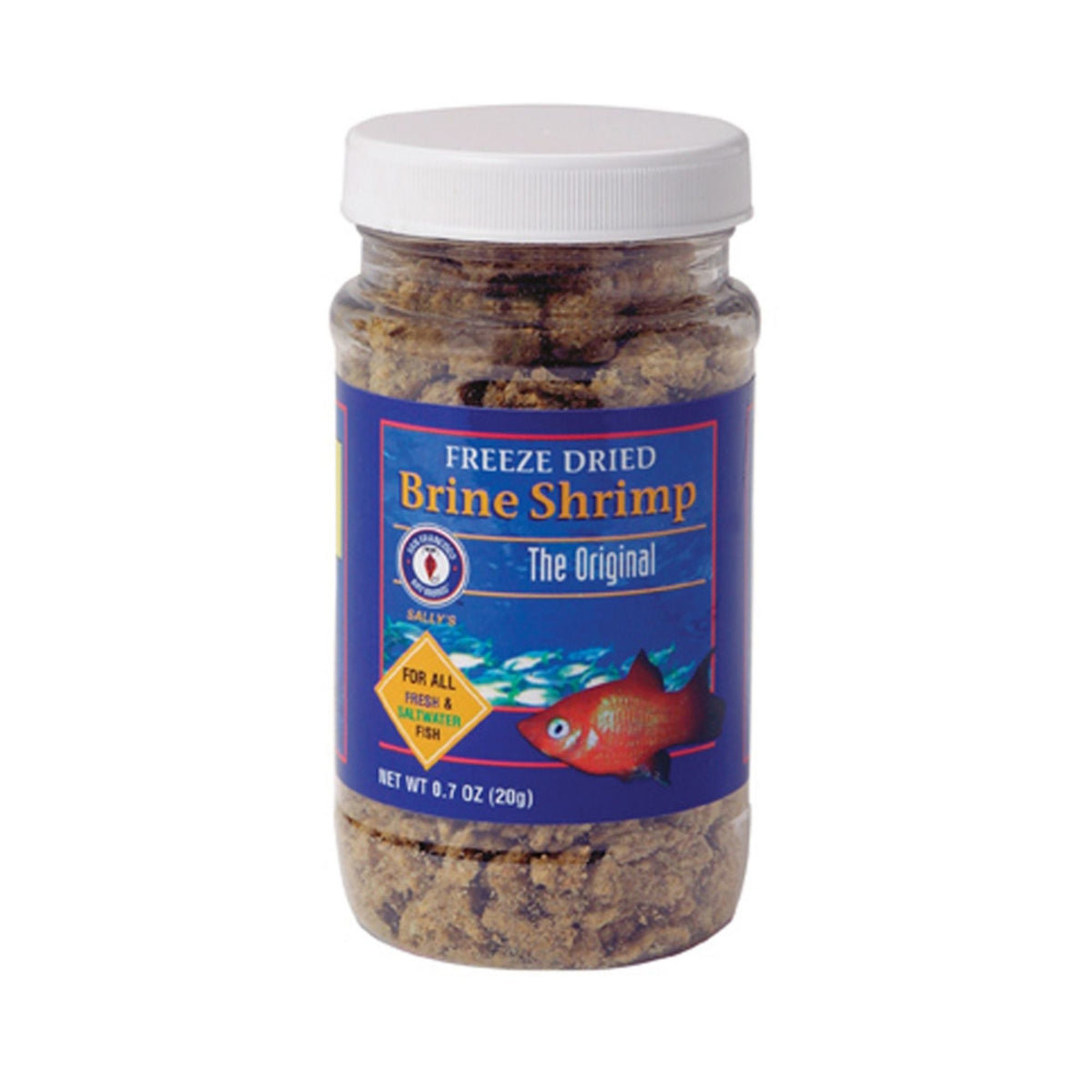 San Francisco Bay Brand Brine Shrimp Freeze Dried Fish Food 1ea/0.7oz.