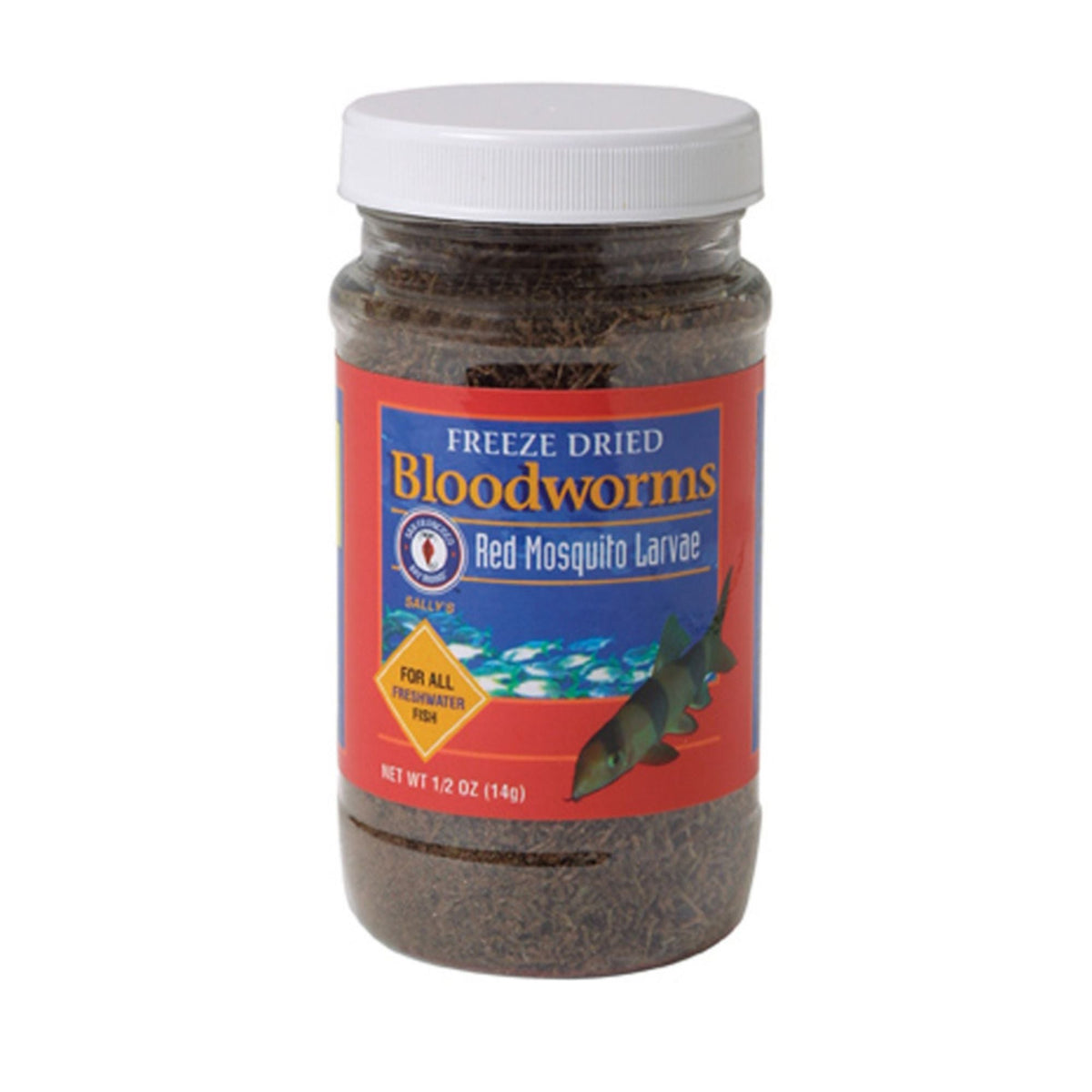 San Francisco Bay Brand Bloodworms Freeze Dried Fish Food 1ea/0.5oz.