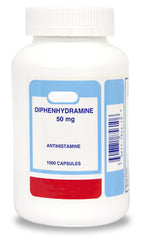 Diphenhydramine Hydrochloride Capsules  50 mg x 1000 ct