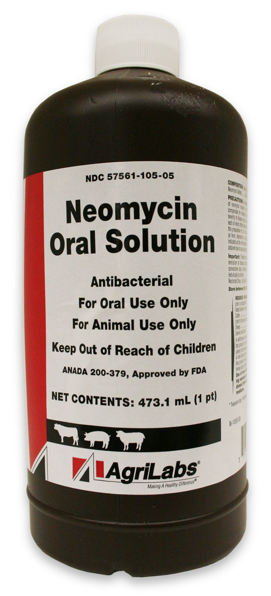 Rx Neomycin oral solution x 473ml