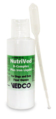 NutriVed B-Complex Plus Iron Liquid  4oz
