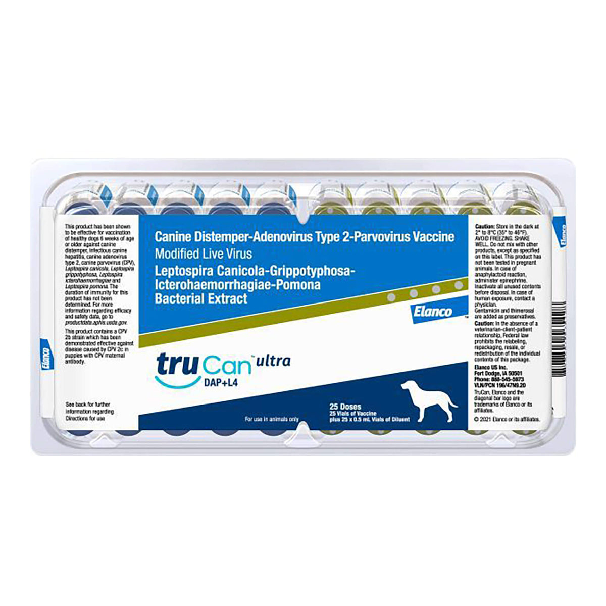 TruCan  Ultra DAP+L4 /Ultra  Duramune DAP+ 4L  (25 x 1ml)