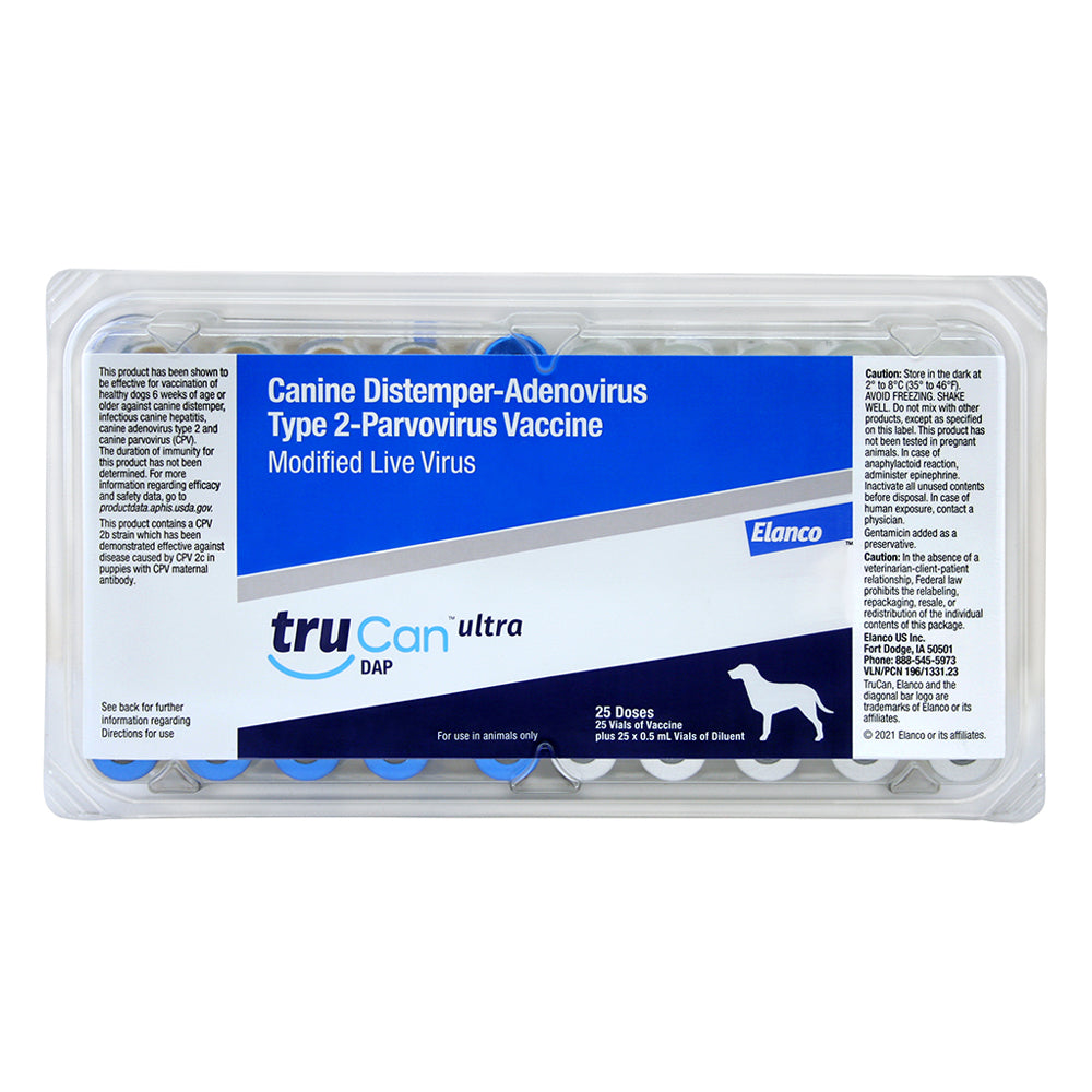 TruCan  Ultra DAP/Ultra Duramune DAP  Tray  (25 x 1ml)