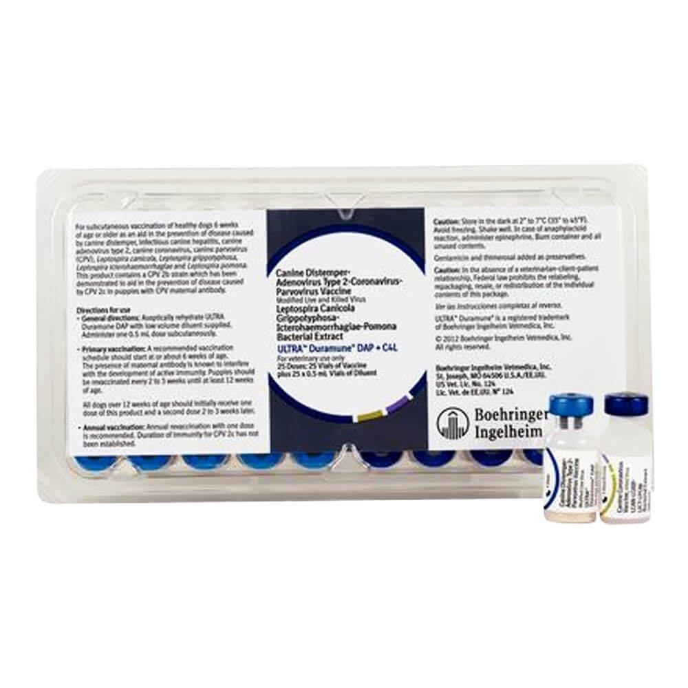 TruCan  Ultra DAP+CL4 /Ultra Duramune DAP+C/4L (25 x 0.5ml)