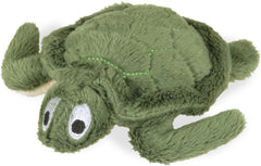 Jeffers Pet Plush Dog Toy with Squeaker, Green Turtle 4.5" - Soft Crinkle Fabric, Safe & Durable, Healthy Fun for Small & Medium Dogs, Interactive Play, Fetch, Tug - Best Gift for Active Games