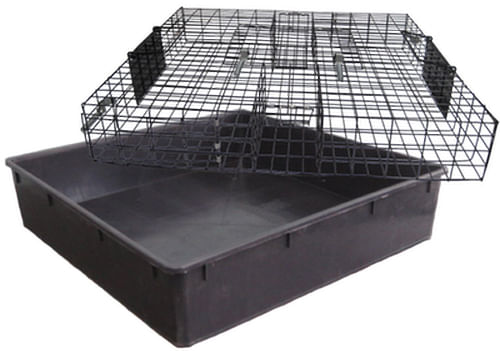 24" x 24" x 4' Black Squirrelinator Trap Only